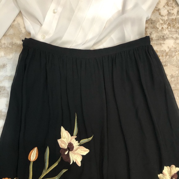 Embroidered Varun Bahl Maxi Skirt - Picture 3 of 9